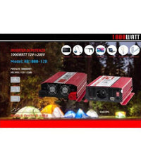Inverter Di Potenza Da 12v A 230v Tensione 1000w Camper Auto Maxtech Hb1000-12v         