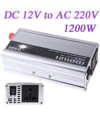 Inverter Potenza 1200 Watt Effettivi Convertitore Da 12v A 220v Trasformatore         