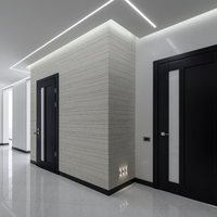 Semilavorato cartongesso fibra alluminio illuminazione led angolare 14,5x29x29cm