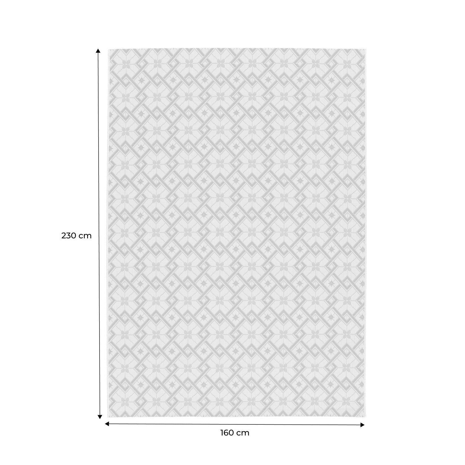 Tappeto vintage per interni/esterni crema beige verde