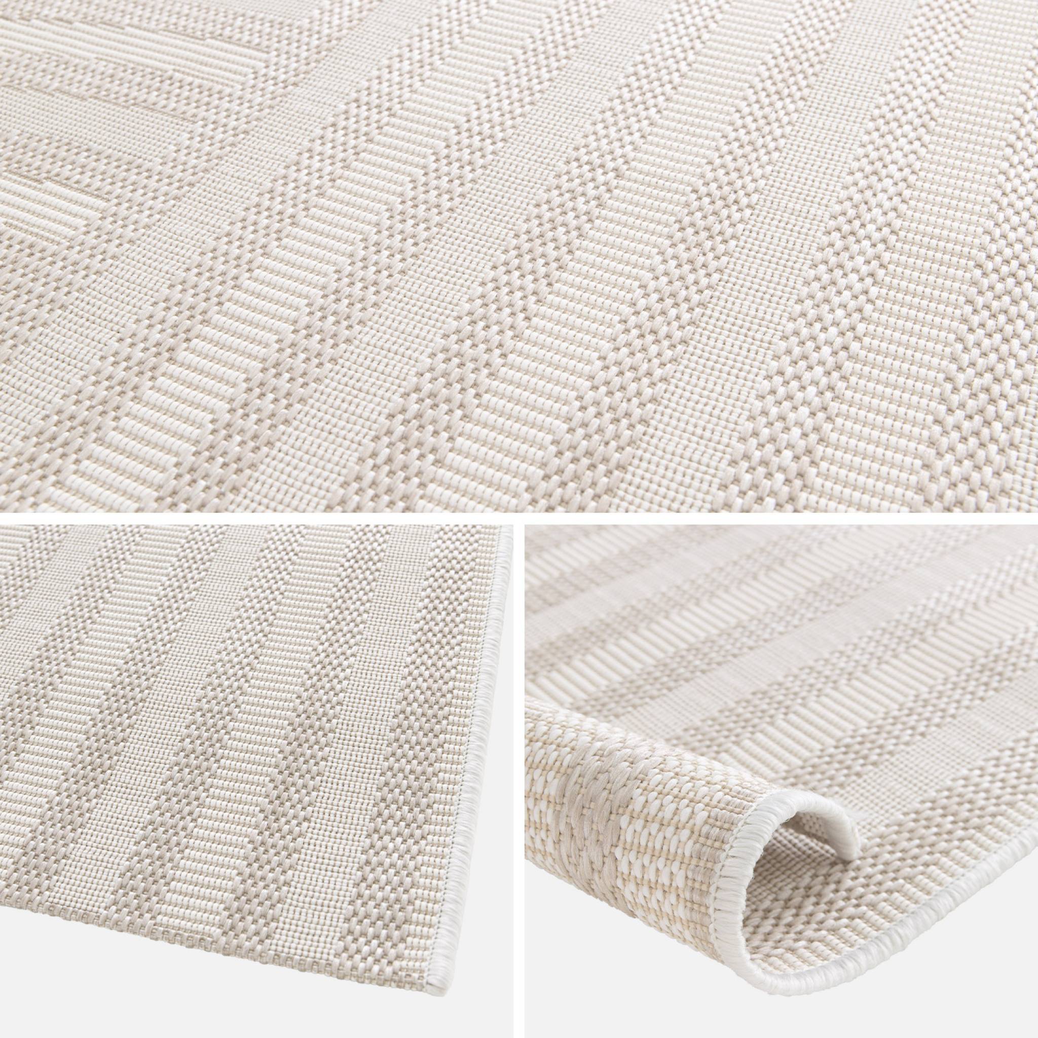 Tappeto per interni/esterni ad archi beige 120x170cm i sweeek