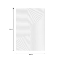 Tappeto per interni/esterni ad archi beige 120x170cm i sweeek