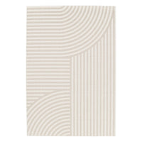 Tappeto per interni/esterni, motivo ad arco beige, poliestere