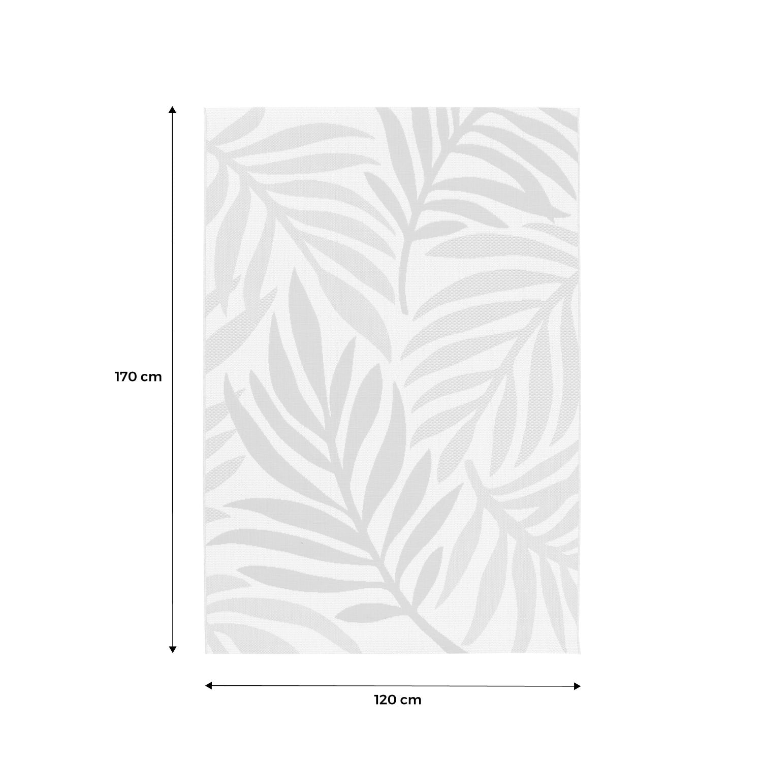 Tappeto per interni/esterni con motivo vegetale 120x170cm i sweeek