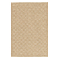 Tappeto effetto juta per interni/esterni con motivo a scacchiera