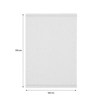 Tappeto per interni/esterni effetto juta colore naturale