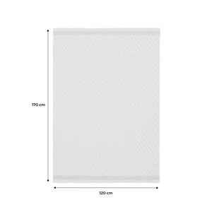 Tappeto per interni/esterni effetto juta colore naturale