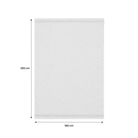 Tappeto per interni/esterni effetto juta colore naturale