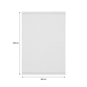 Tappeto per interni/esterni effetto juta colore naturale