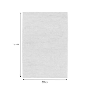 Moquette interna/esterna ad effetto juta chiaro con accenti colorati