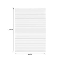 Tappeto interno/esterno vintage motivo lineare crema beige grigio