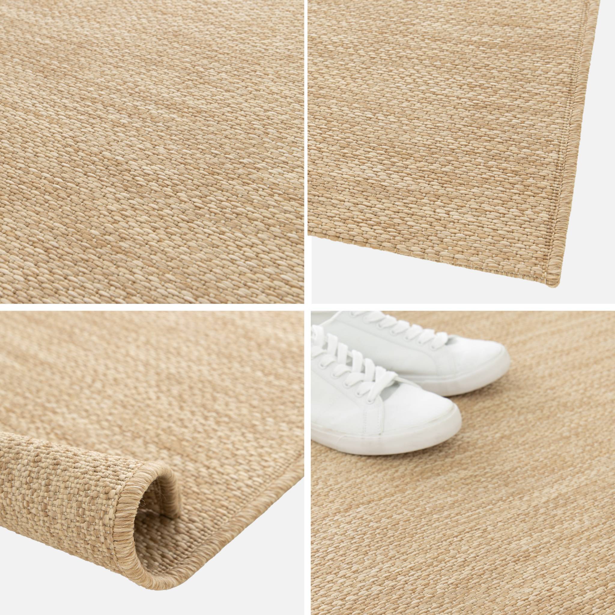 Tappeto naturale effetto juta per interni/esterni