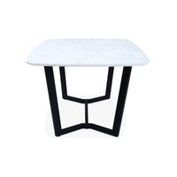 tavolo da pranzo da 4 a 6 posti con effetto marmo, 120 cm l sweeek