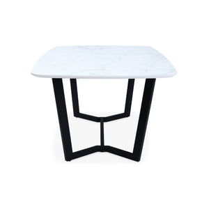 tavolo da pranzo da 4 a 6 posti con effetto marmo, 120 cm l sweeek