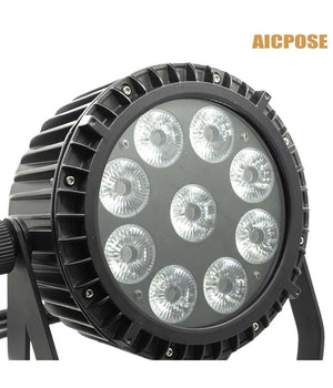 Ip 65 Waterproof Led Par 9x20 Rgbw 4in1 Full Color Resistenti All'acqua         