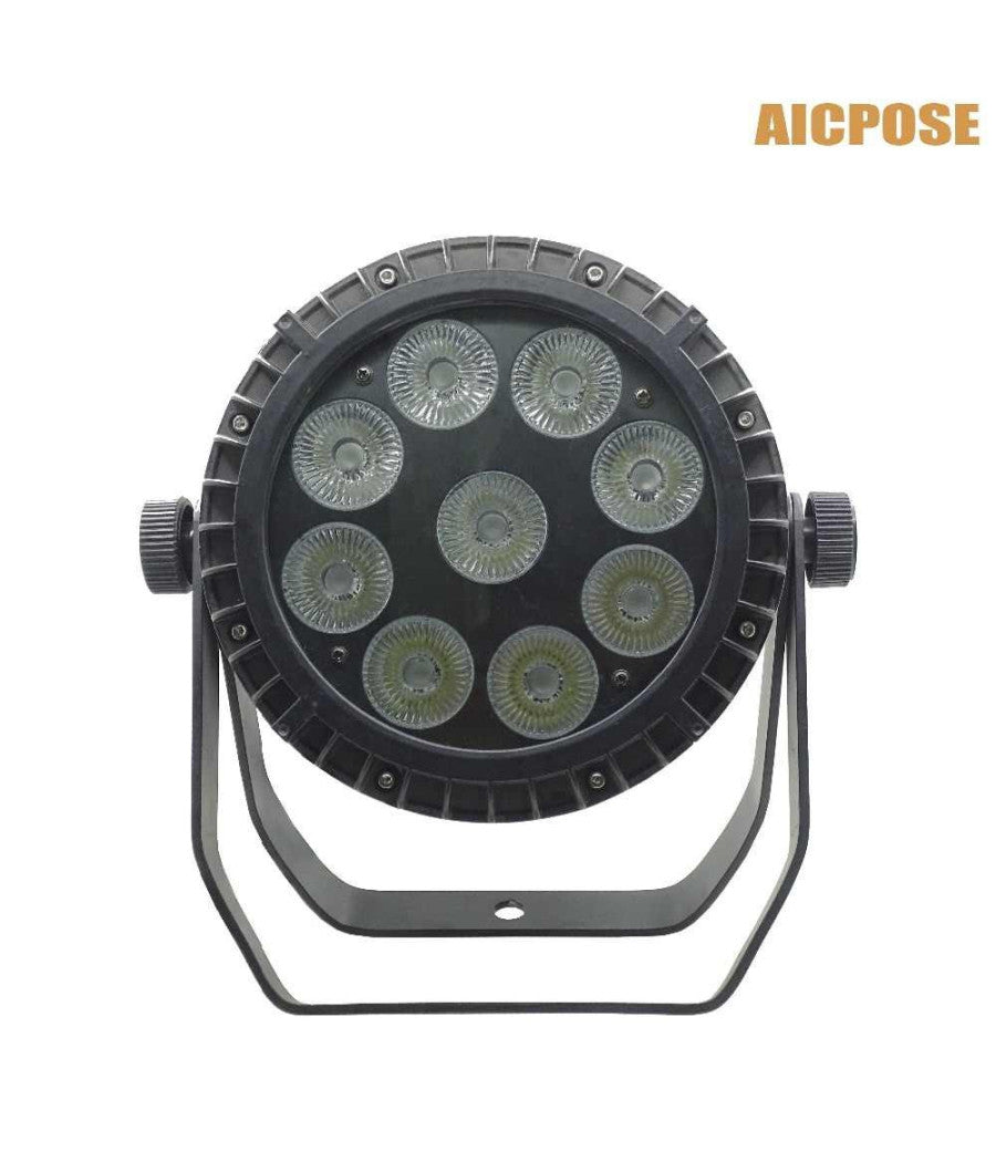 Ip 65 Waterproof Led Par 9x20 Rgbw 4in1 Full Color Resistenti All'acqua         