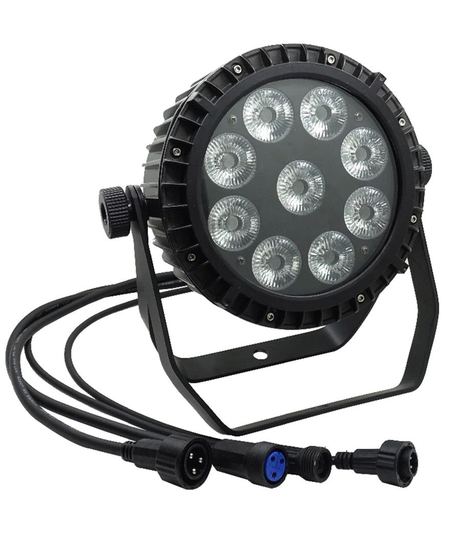 Ip 65 Waterproof Led Par 9x20 Rgbw 4in1 Full Color Resistenti All'acqua         