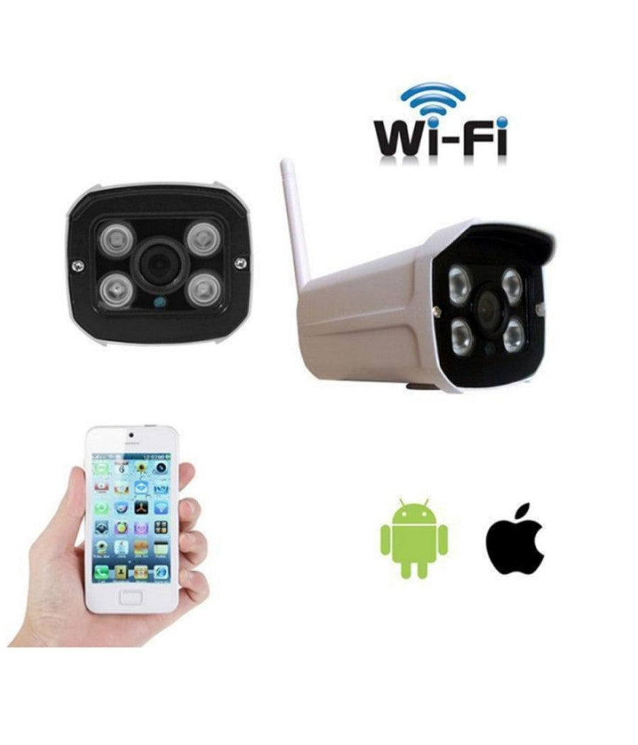 Ip Camera Ipcam Con Scheda Sd P2p Telecamera Wireless Wifi Ir Supporto Onvif         