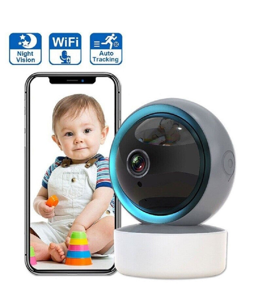 Ip Camera Smart Camera Multifunzione Wifi Q-s812 Rotazione 355° 2 Mp Nightvision         