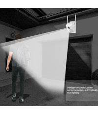 Ip Camera Wifi Esterno 2mp 1080p Led Lampada Solare Ip66 Telecamera Cam Sd Rec         