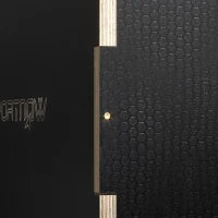 Box Jump Pliometrico a 3 Altezze in Legno Antiscivolo, 76-61-51cm, Nero