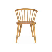 Set di 4 sedie in legno, marrone naturale