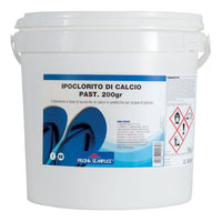 Ipoclorito Di Calcio Pastiglie 200 Gr 10Kg - Per Trattamento Shock Per Acqua A Bassa Durezza
