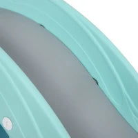 3-in-1 Cavallo a Dondolo Scivolo per Bambini e Canestro, Età 18-36 mesi, per Casa e Giardino, Verde