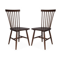 Set di 2 sedie da pranzo in legno, impilabili stile vintage retrò,