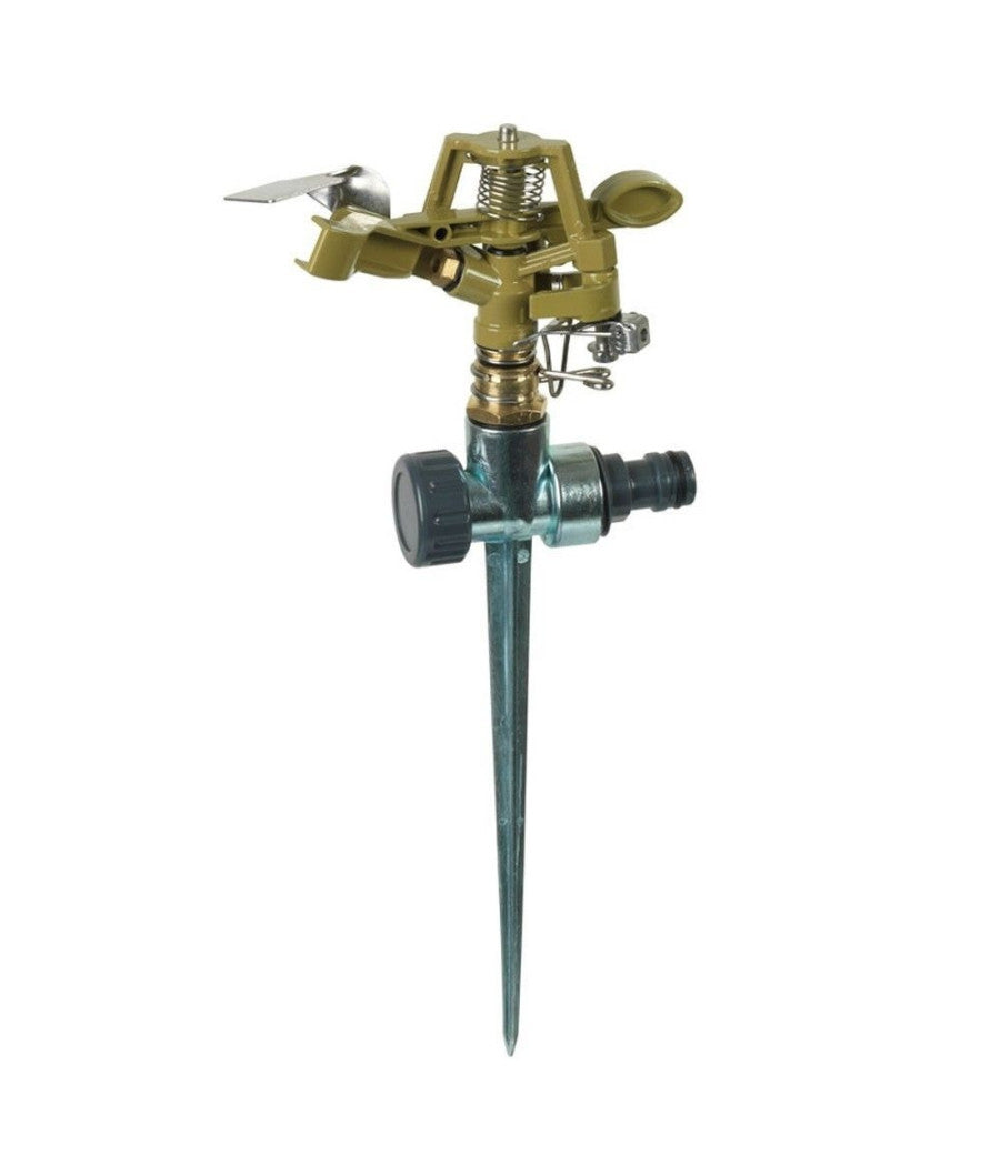 Irrigatore A Battente Annaffiatore Innaffiare Giardino Su Picchetto In Metallo         