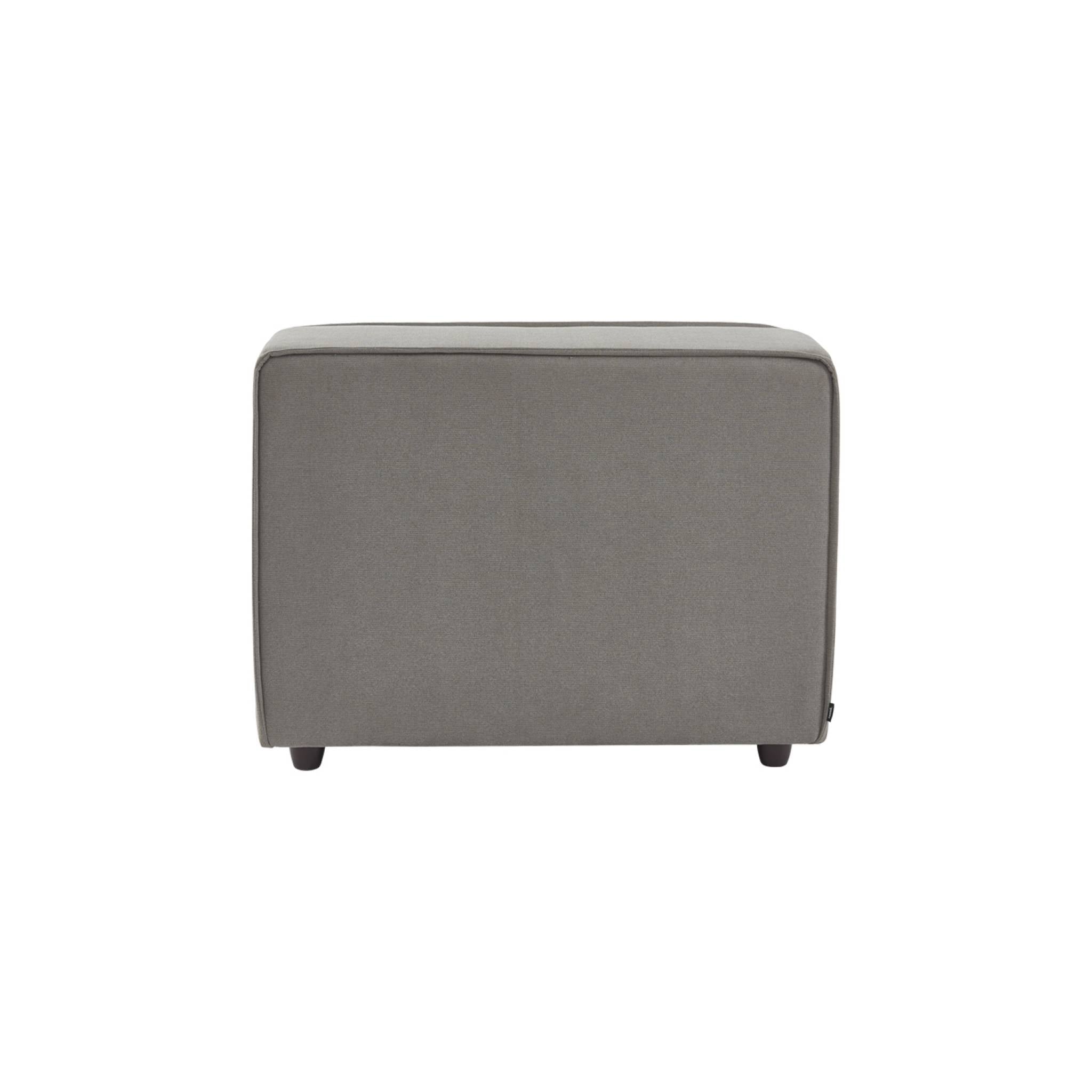 Poltrona con seduta in tessuto idrorepellente, modulo per divano