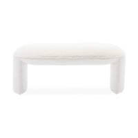 Panca bouclé, crema