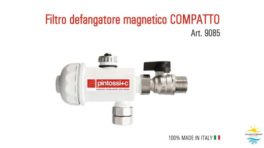 Filtro Defangatore Magnetico bianco per caldaia da 3/4" universale per caldaie a condensazione