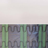 Poltrona scandinava in legno e tessuto, crema