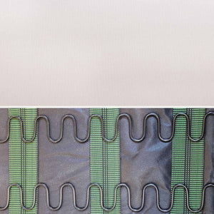 Poltrona scandinava in legno e tessuto, crema