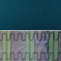 Divanetto a 2 posti in legno e tessuto, stile scandinavo salvaspazio,