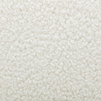 Poltrona scandinava per bambini in legno di hevea e tessuto bouclé,