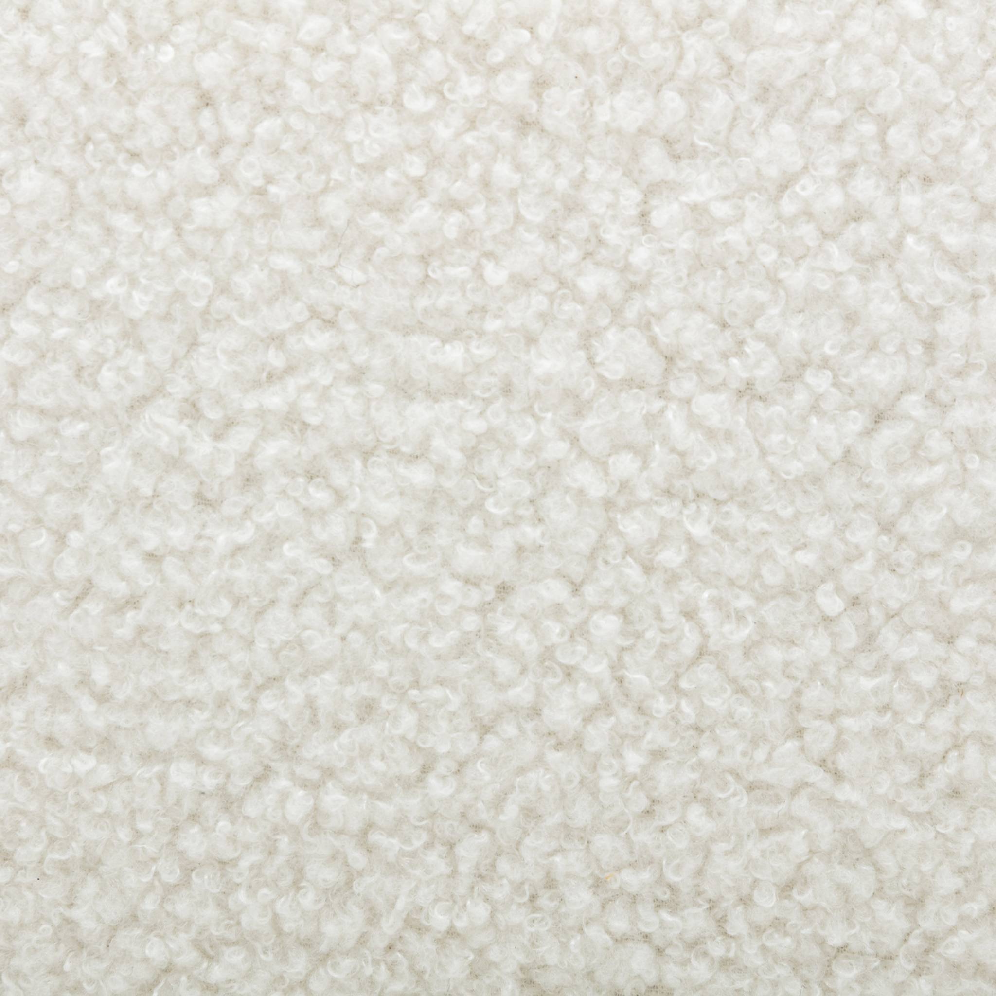 Poltrona scandinava per bambini in legno di hevea e tessuto bouclé,