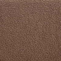 Poltrona scandinava per bambini in legno di hevea e tessuto bouclé,