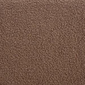 Poltrona scandinava per bambini in legno di hevea e tessuto bouclé,