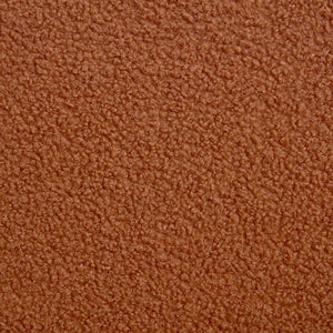 Poltrona scandinava per bambini in legno di hevea e tessuto bouclé,