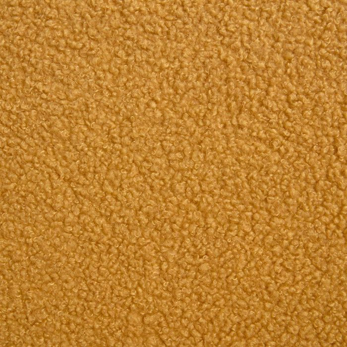 Poltrona scandinava per bambini in legno di hevea e tessuto bouclé,