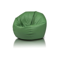 Island Pouf Poltrona Sacco Rotonda in Ecopelle