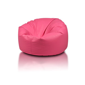 Island Pouf Poltrona Sacco Rotonda in Ecopelle