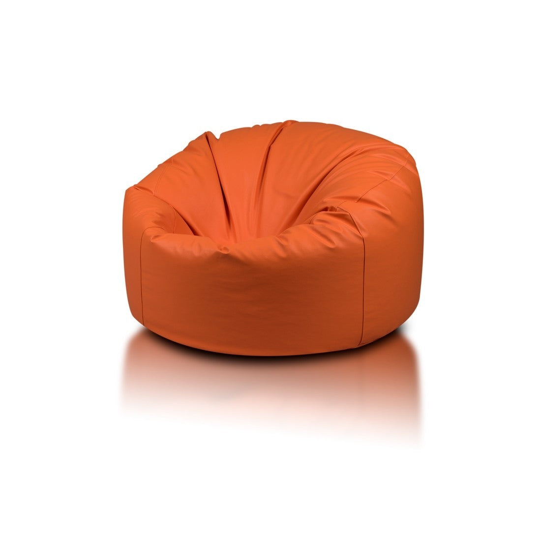 Island Pouf Poltrona Sacco Rotonda in Ecopelle