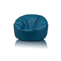 Island Pouf Poltrona Sacco Rotonda in Ecopelle