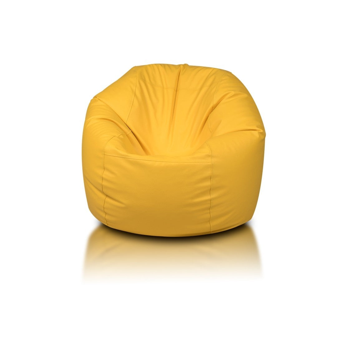 Island Pouf Poltrona Sacco Rotonda in Ecopelle