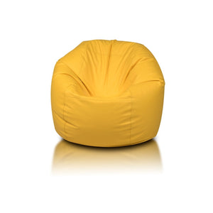 Island Pouf Poltrona Sacco Rotonda in Ecopelle