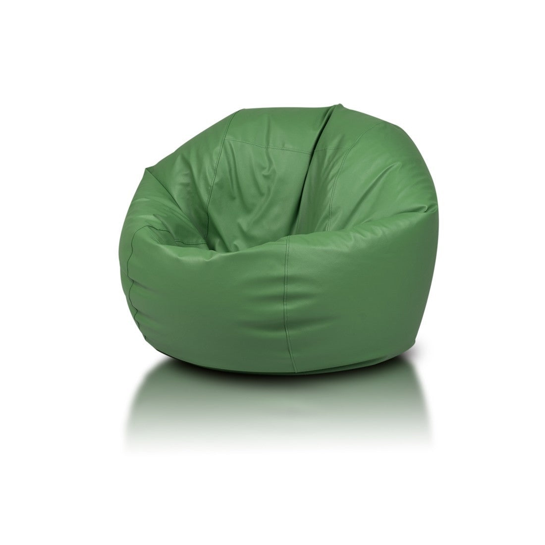 Island Pouf Poltrona Sacco Rotonda in Ecopelle