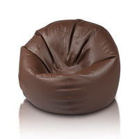 Island Pouf Poltrona Sacco Rotonda in Ecopelle